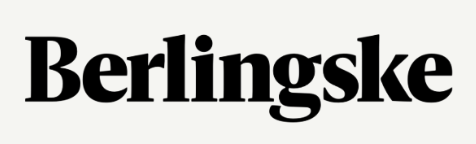 Black 'Berlingske' logo on a white background